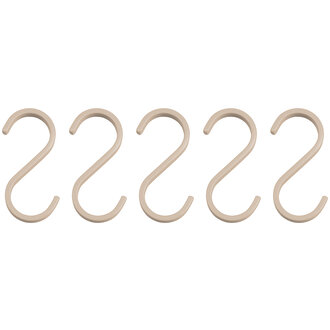 Mette Ditmer HANG-IT S-haak, 5 stuks Zand