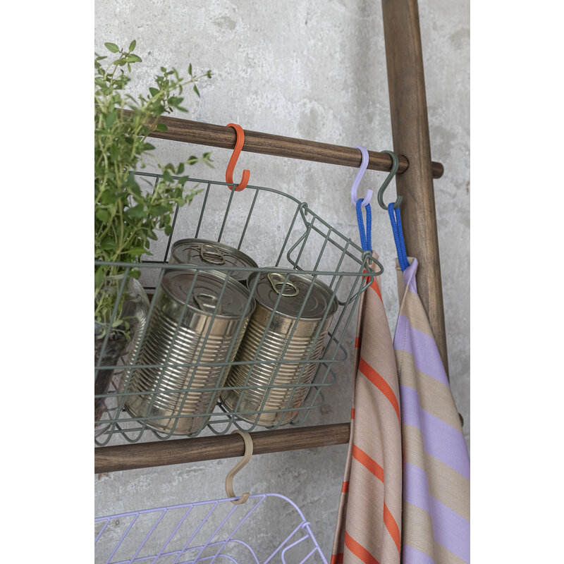 Mette Ditmer-collectie HANG-IT S-hook, 5-pack  Thyme green