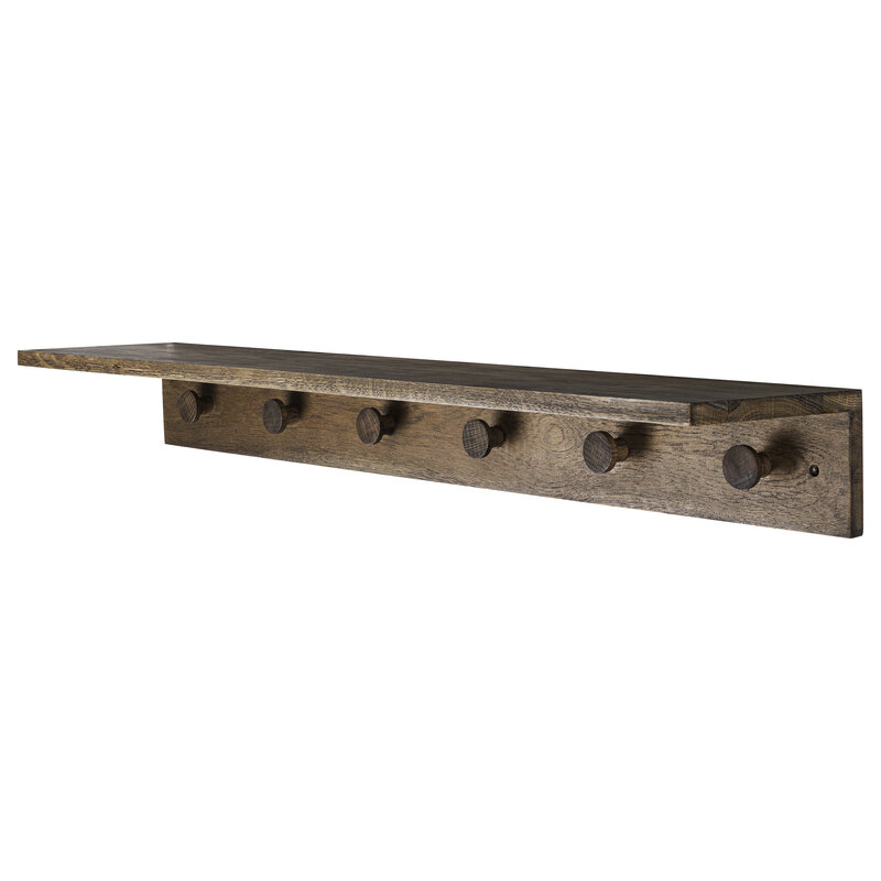 Mette Ditmer-collectie SHOWCASE houten wandrek Donker geolied