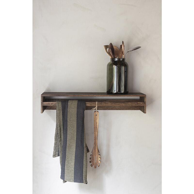 Mette Ditmer-collectie SHOWCASE wandplank Donker geolied