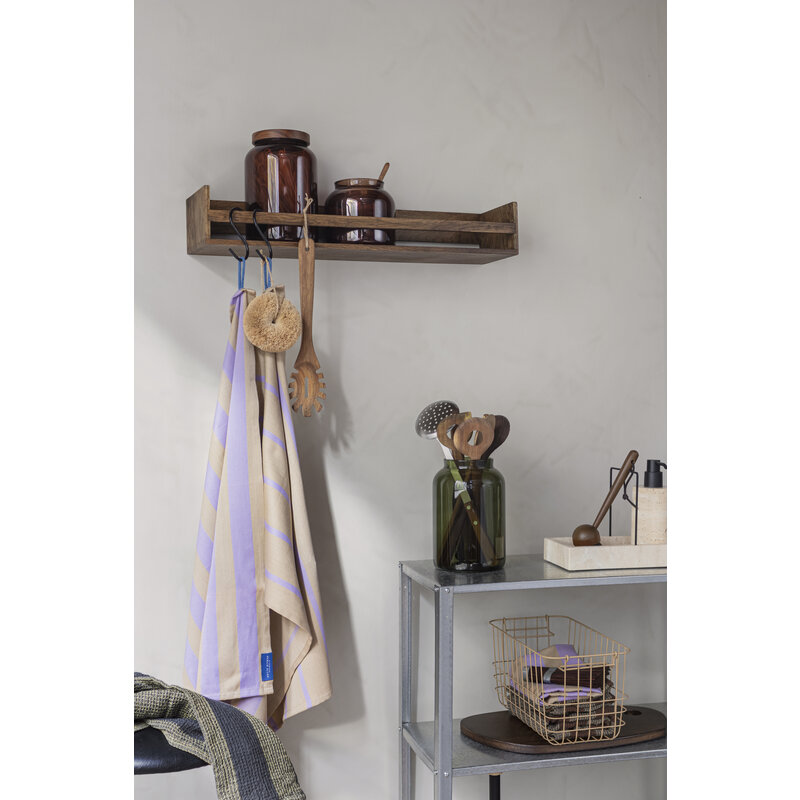 Mette Ditmer-collectie SHOWCASE wandplank Donker geolied