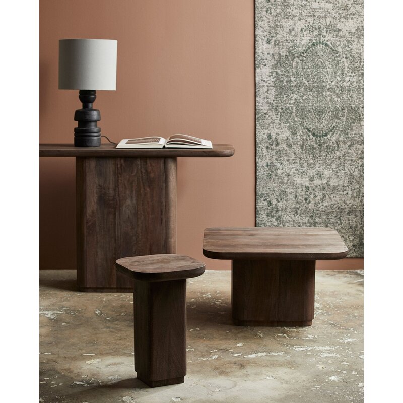 Nordal-collectie TOKE console table - dark brown