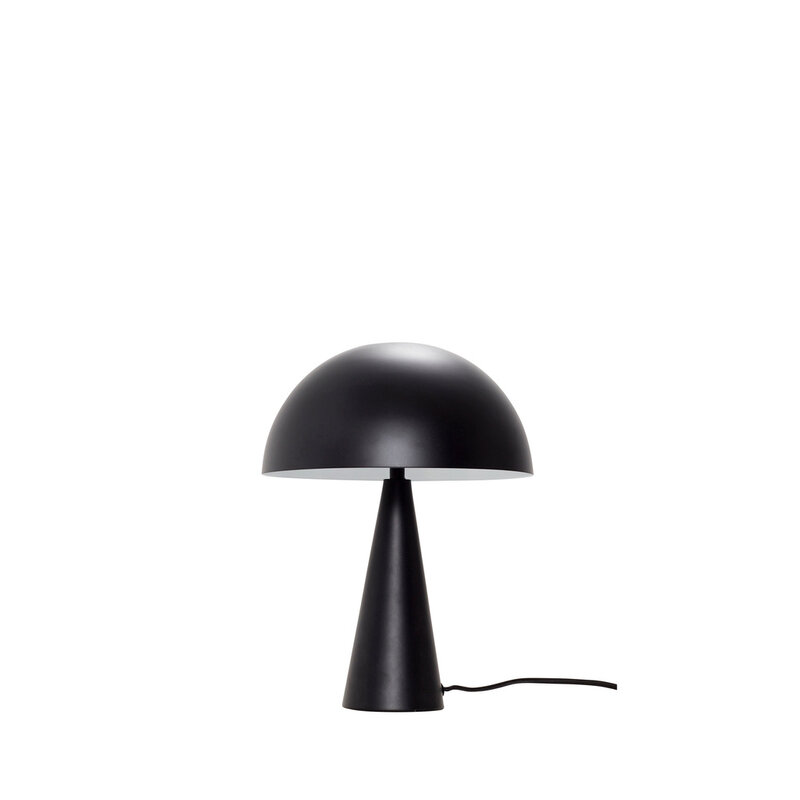 Hübsch-collectie Mush Table Lamp Mini Black
