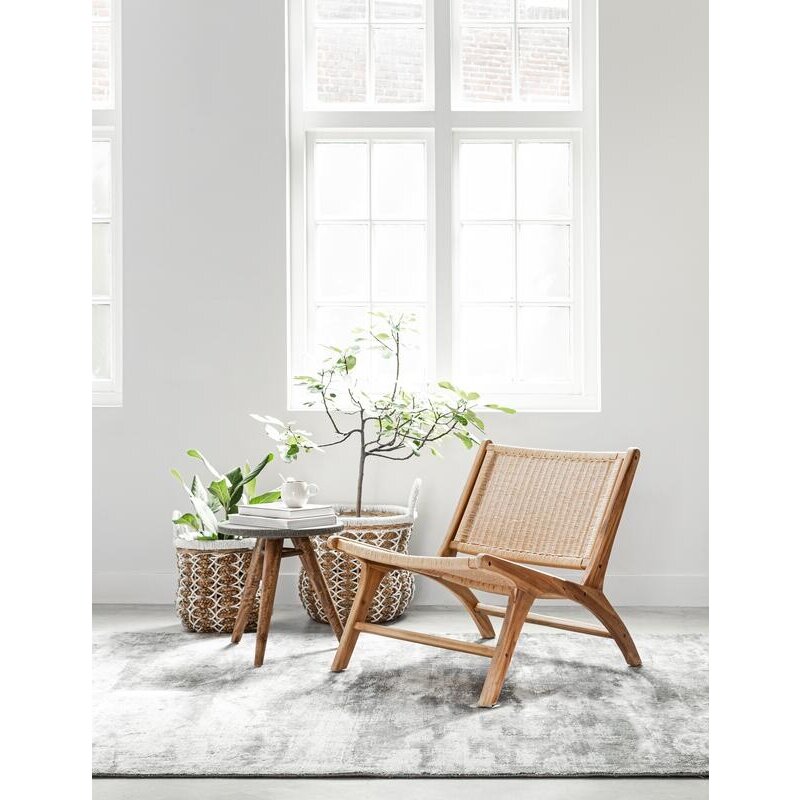 MUST Living-collectie Lounge chair Lazy Loom Natural