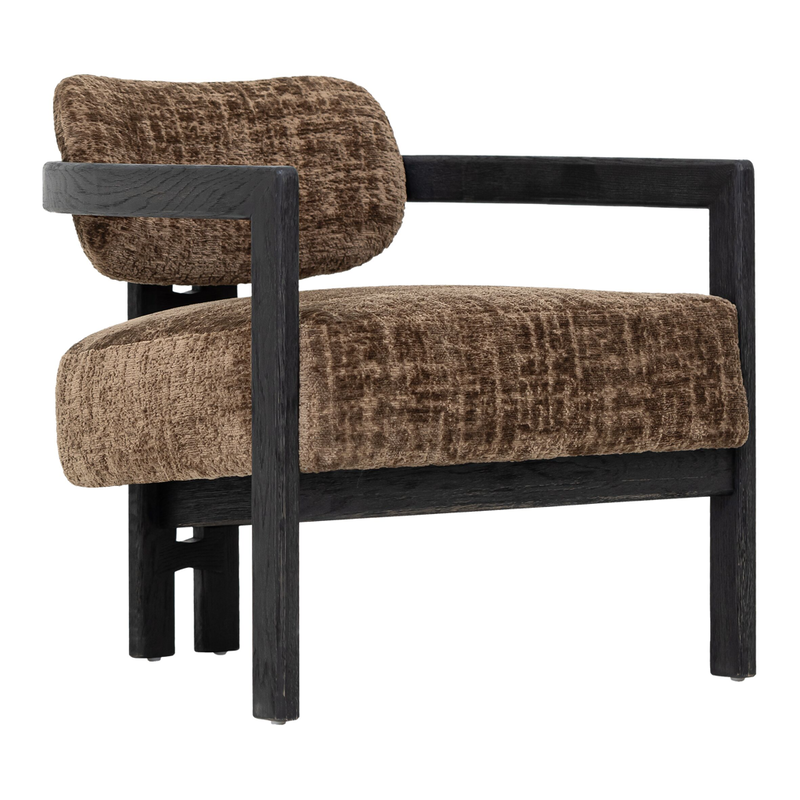 MUST Living-collectie Loungestoel Kelly zwart