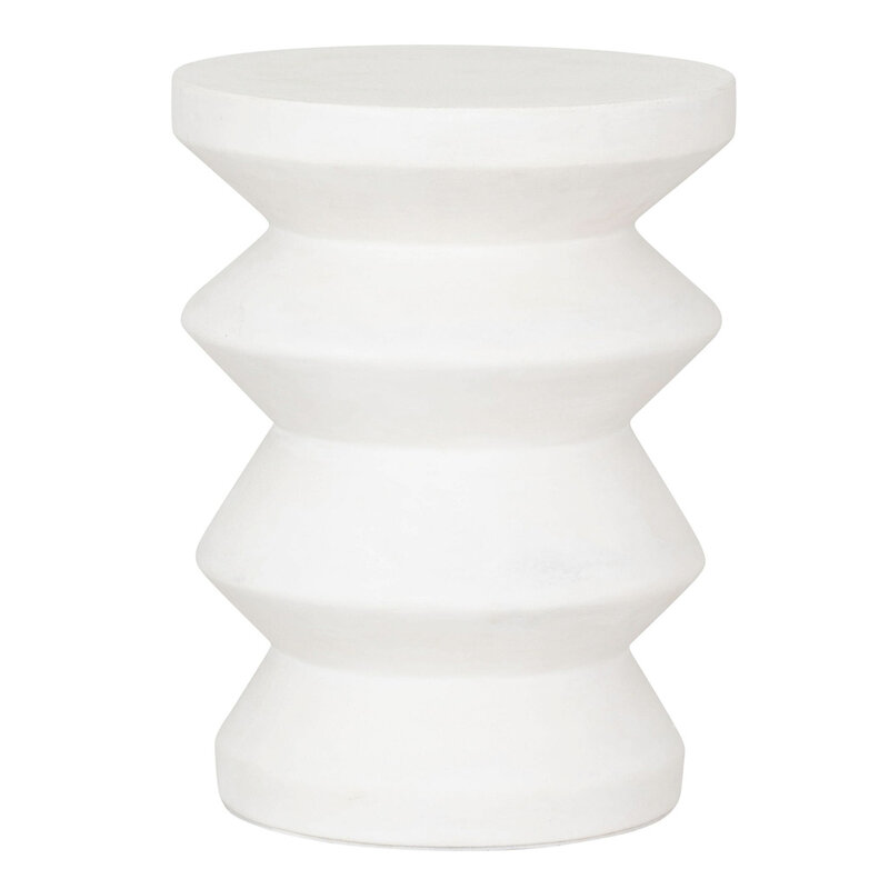 MUST Living-collectie Kruk Zig Zag Wit