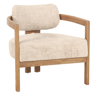 MUST Living Loungestoel Kelly naturel