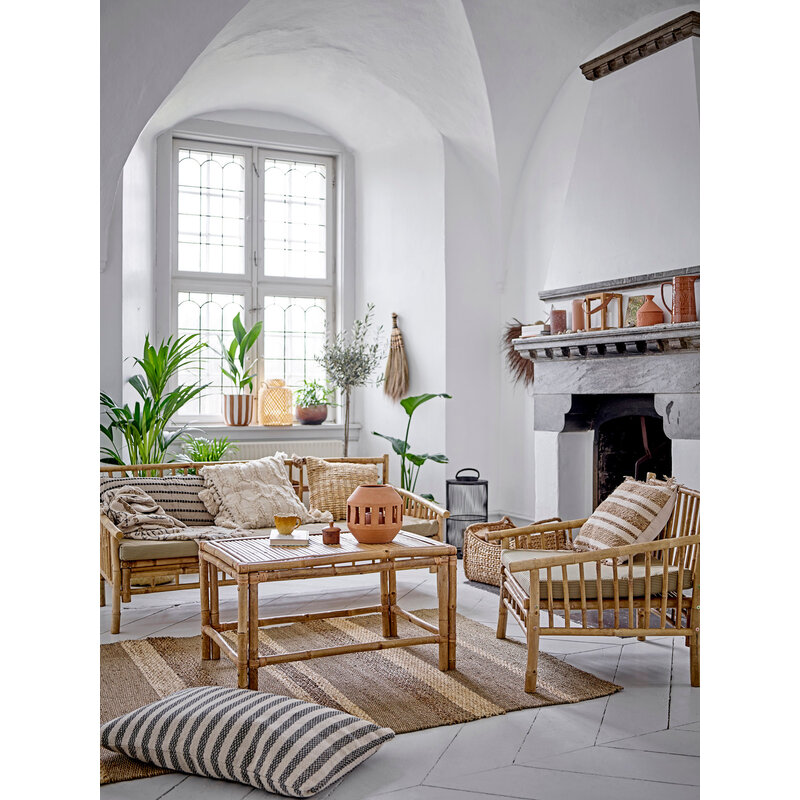 Bloomingville-collectie Sole Lounge Chair, Nature, Bamboo
