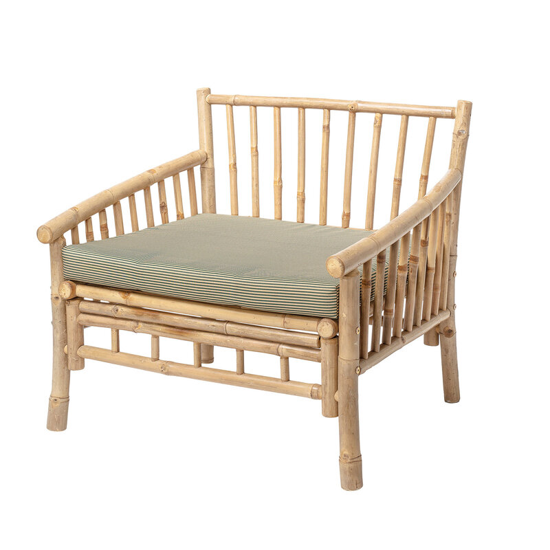 Bloomingville-collectie Sole Lounge Chair, Nature, Bamboo
