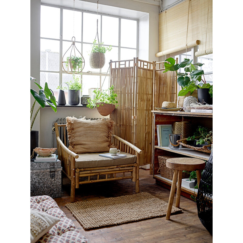Bloomingville-collectie Sole Lounge Chair, Nature, Bamboo