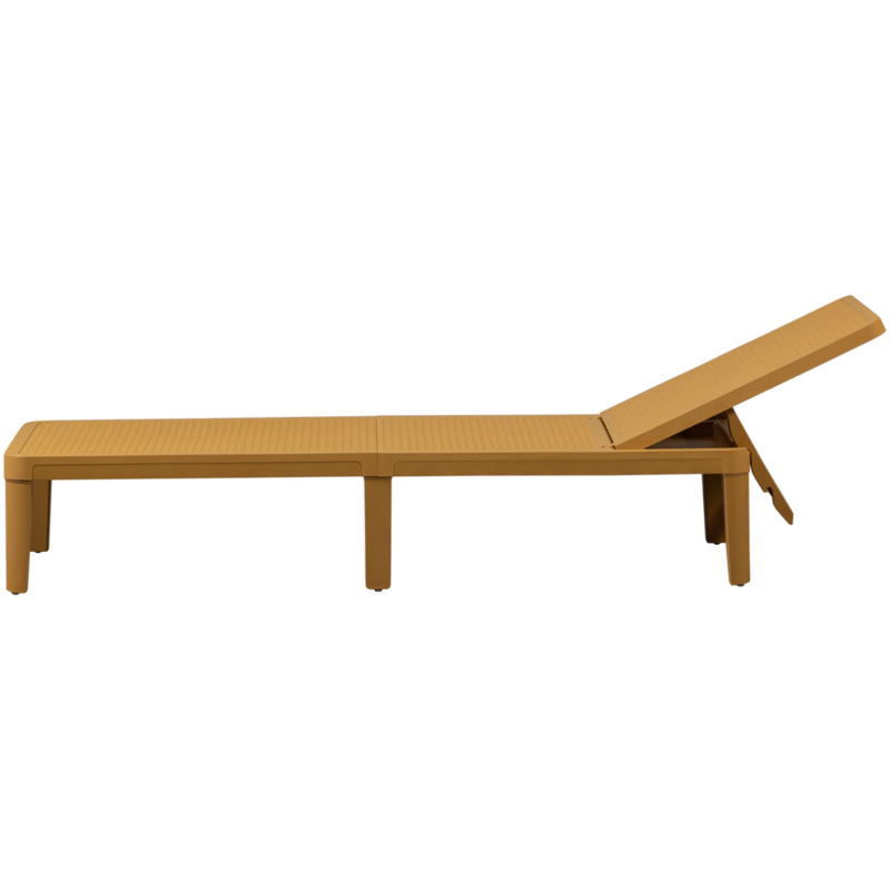 WOOOD-collectie Jinte Ligbed Tuin Kunststof Geel