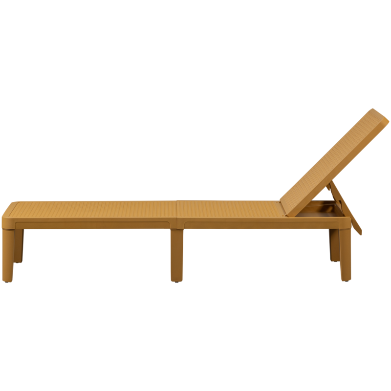 WOOOD-collectie Jinte Ligbed Tuin Kunststof Geel