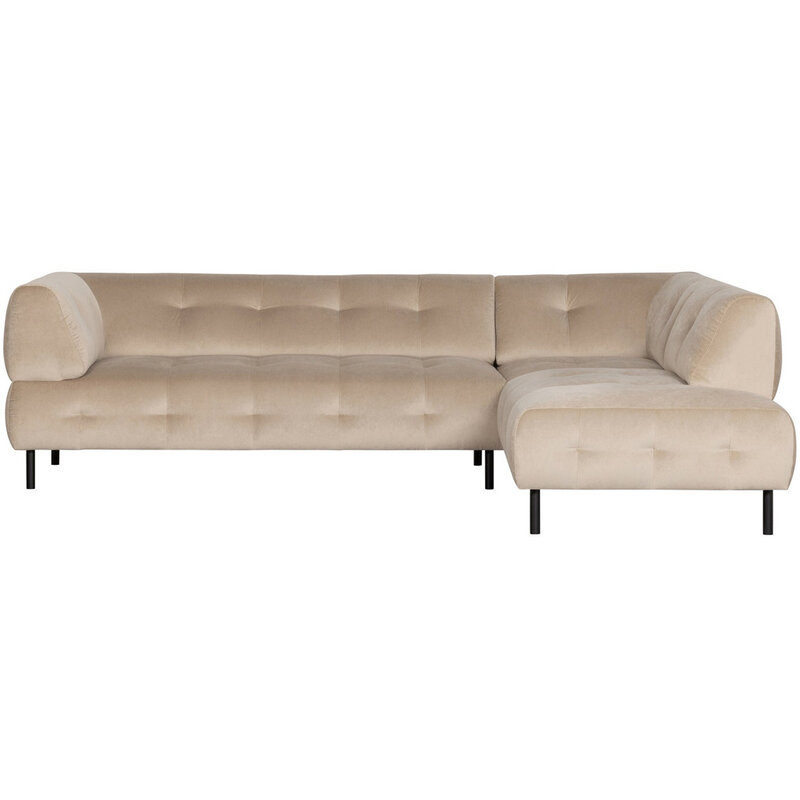 WOOOD-collectie Lloyd Corner Sofa Right Washed Velvet Sea Salt