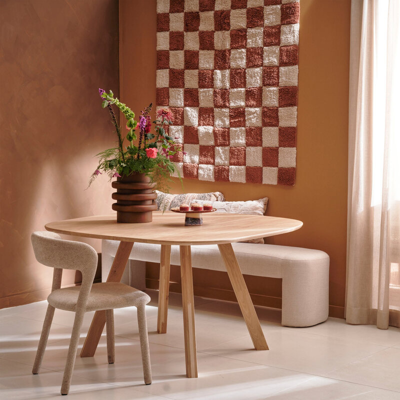 WOOOD-collectie Permit Eetkamerstoel Zand