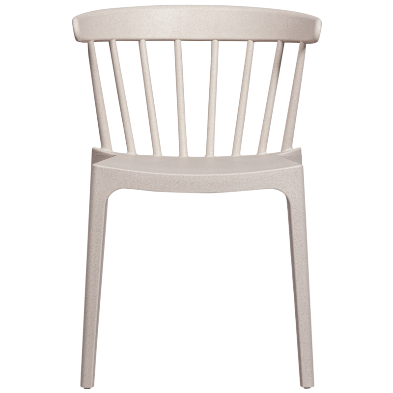 WOOOD-collectie Bliss Tuinstoel Met Spijlen Wheat Fiber Off White Melange