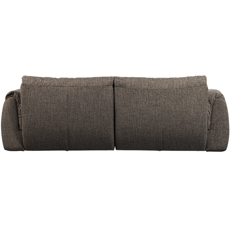 WOOOD-collectie Baggy 2-Zits Bank Geweven Stof Warmgrijs Melange