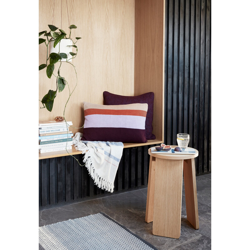 Hübsch-collectie Split kruk Triple Naturel