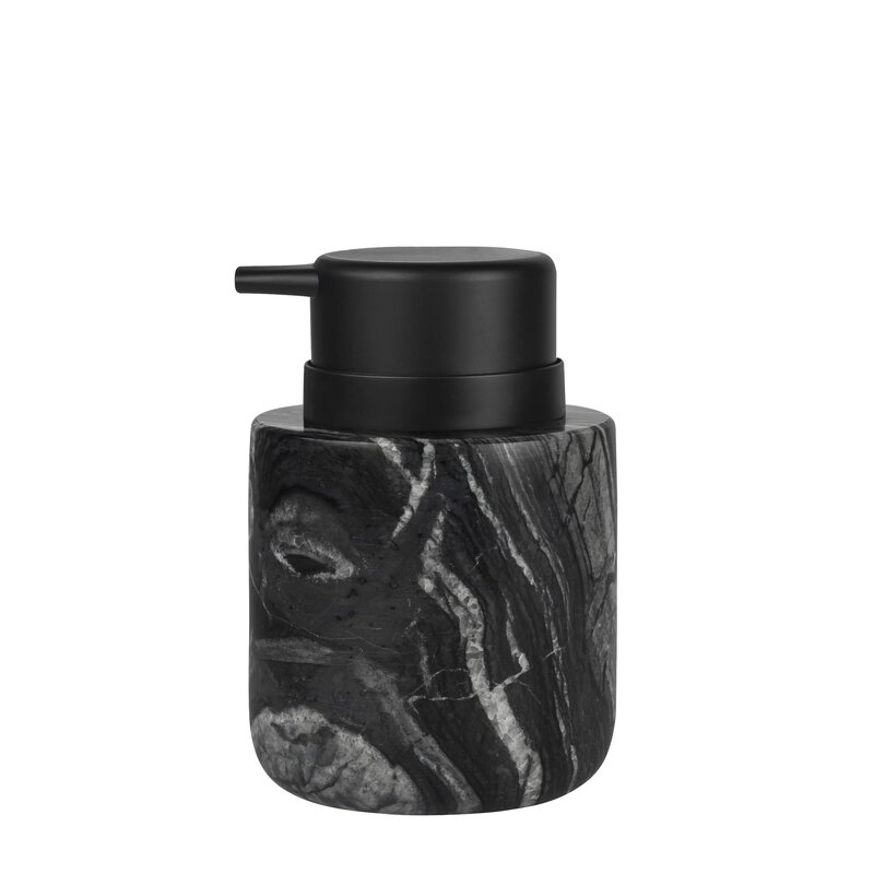 Mette Ditmer-collectie MARBLE dispenser, low Black / Grey