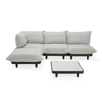 Fatboy Loungeset Paletti large Mist  incl. tafel grijs