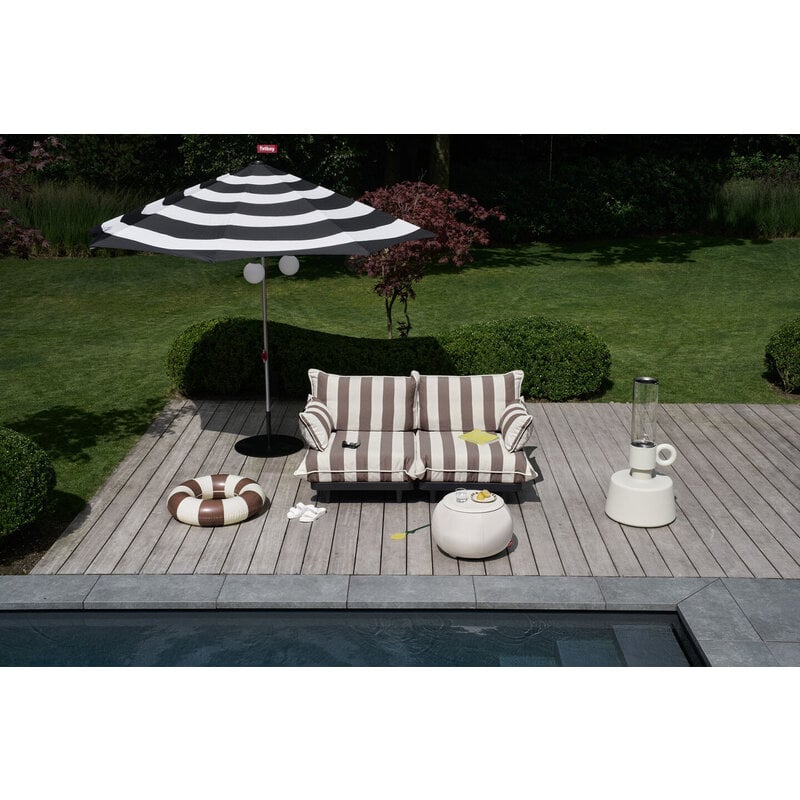 Fatboy-collectie  paletti set large Stripe Cacao right incl. table