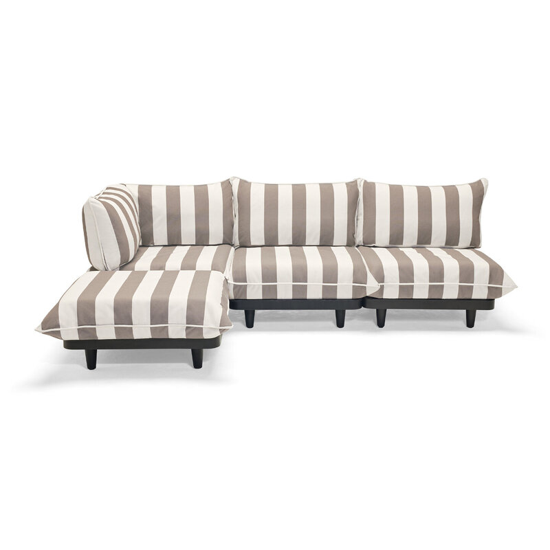 Fatboy-collectie  paletti set large Stripe Cacaoleft