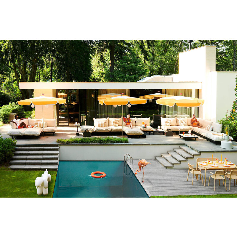 Fatboy-collectie Loungeset Paletti medium Sahara  incl. tafel antraciet