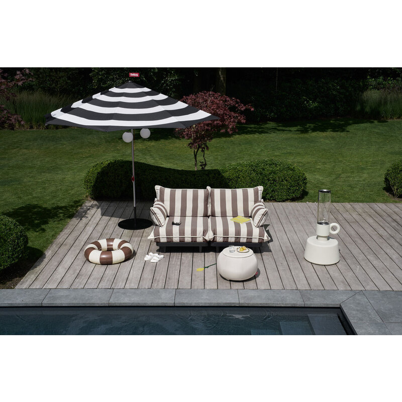 Fatboy-collectie  paletti set medium set  Stripe Cacao left  incl. table