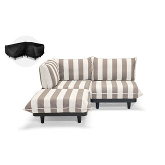 Fatboy Loungeset Paletti medium Stripe Cacao left