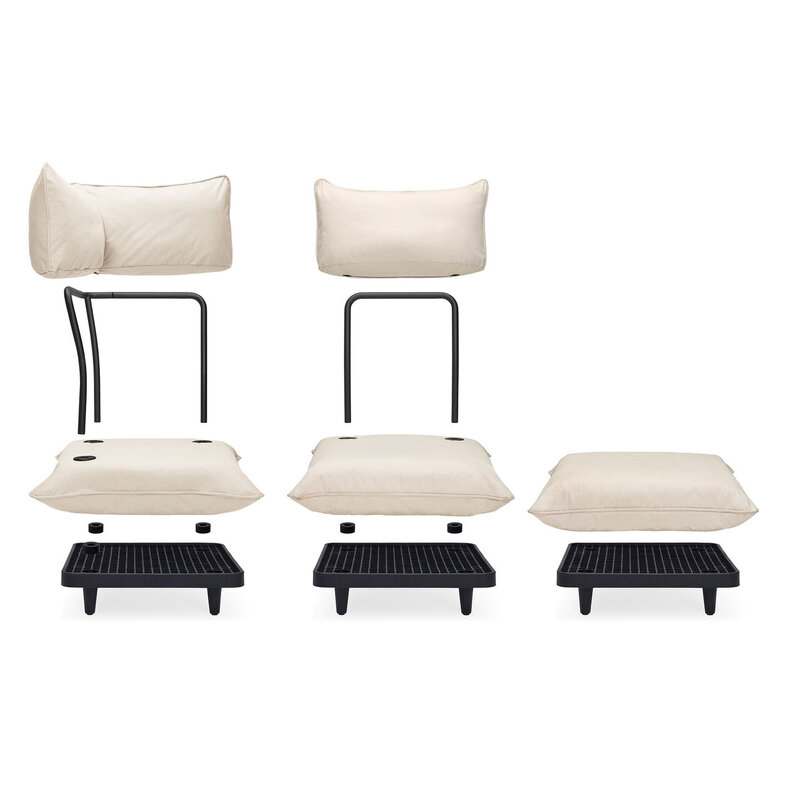 Fatboy-collectie Loungebank Paletti -S- sahara