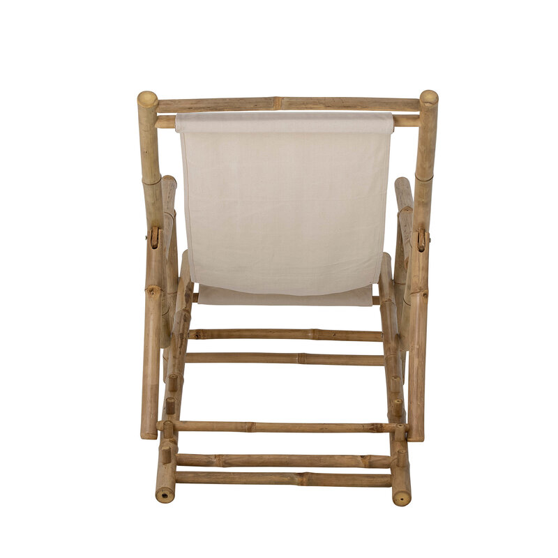 Bloomingville-collectie Korfu Deck Chair, Nature, Bamboo