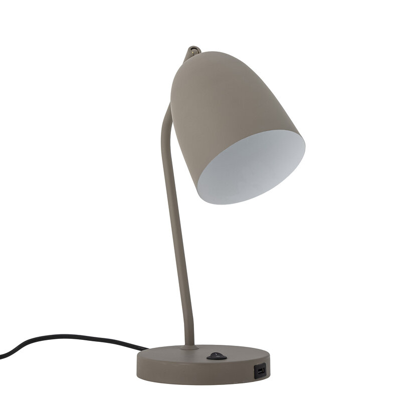 Bloomingville-collectie Lemar Table lamp Grey Metal - Copy