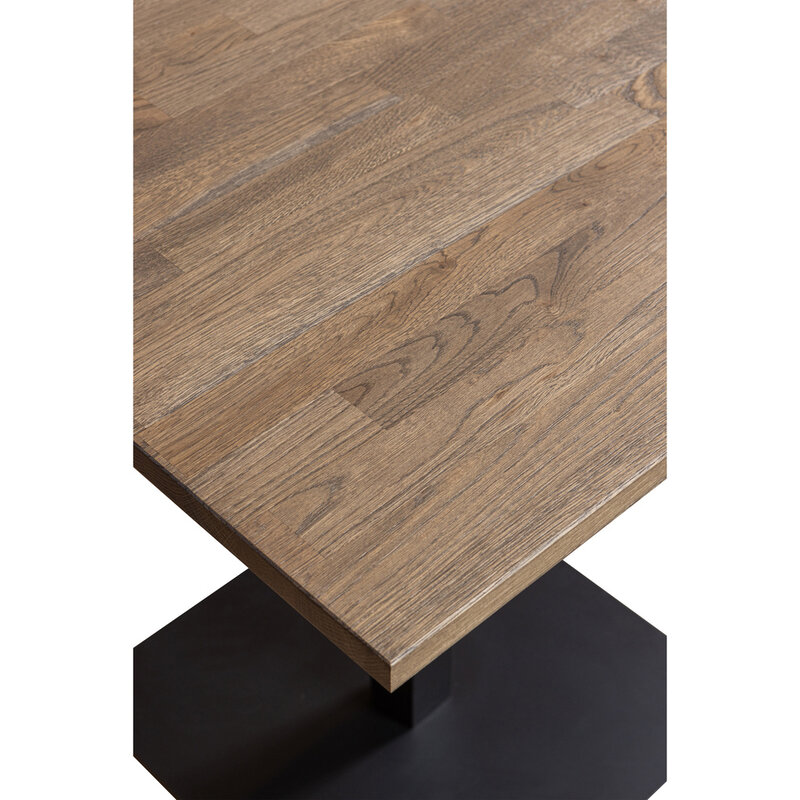 WOOOD-collectie Tablo Eettafel Vierkant Vl 80X80Cm Cashmere Brown [Fsc]