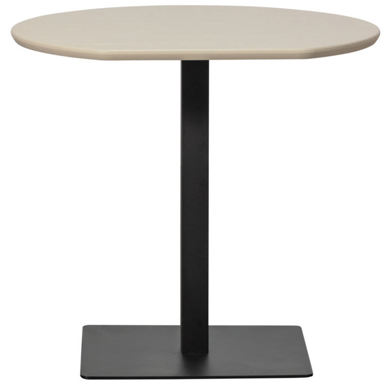 WOOOD-collectie Tablo Bistro Tafel Eindstuk Vl 80X74Cm Dakargrau [Fsc]