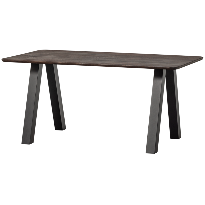 WOOOD-collectie Tablo Eettafel Afgerond Vl 160X90Cm Mystic Brown [Fsc]