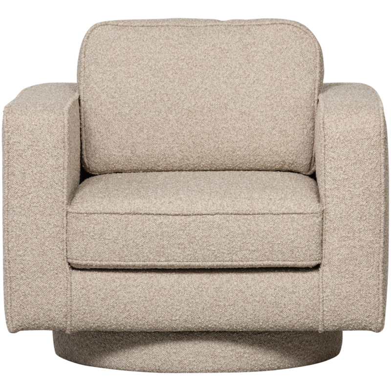vtwonen-collectie Lazy Draaifauteuil Boucle Naturel
