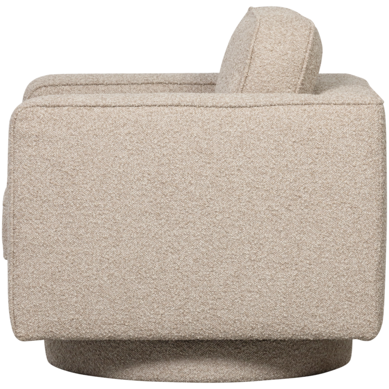 vtwonen-collectie Lazy Draaifauteuil Boucle Naturel