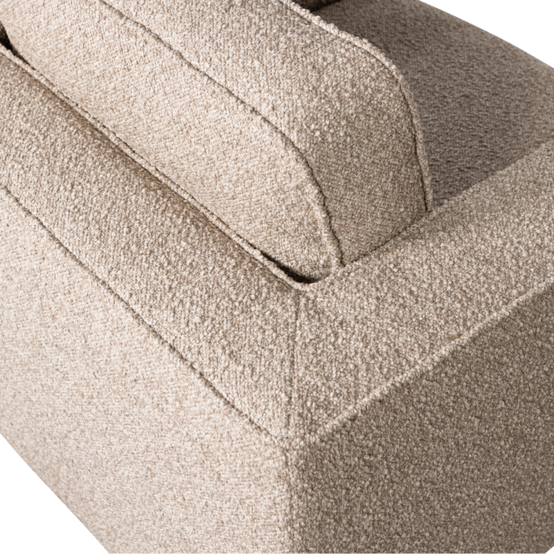 vtwonen-collectie Lazy Draaifauteuil Boucle Naturel