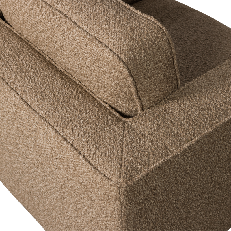 vtwonen-collectie Lazy Draaifauteuil Boucle Bruin