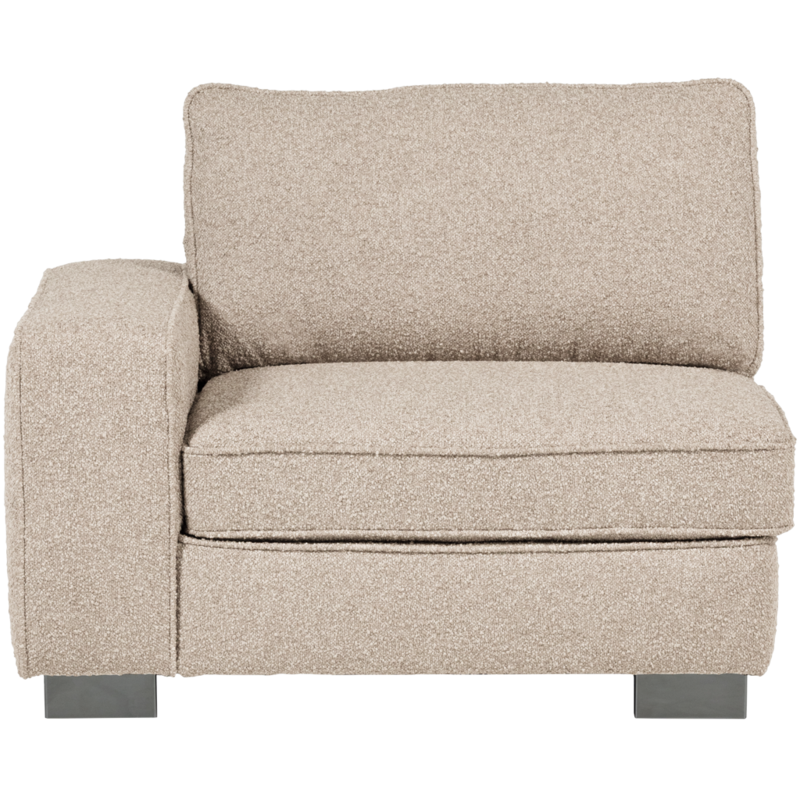 vtwonen-collectie Lazy 1-Zits Element Met Arm Links Boucle Naturel