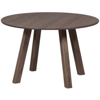 WOOOD Tablo Eettafel Rond Dl O120Cm Cashmere Brown [Fsc]