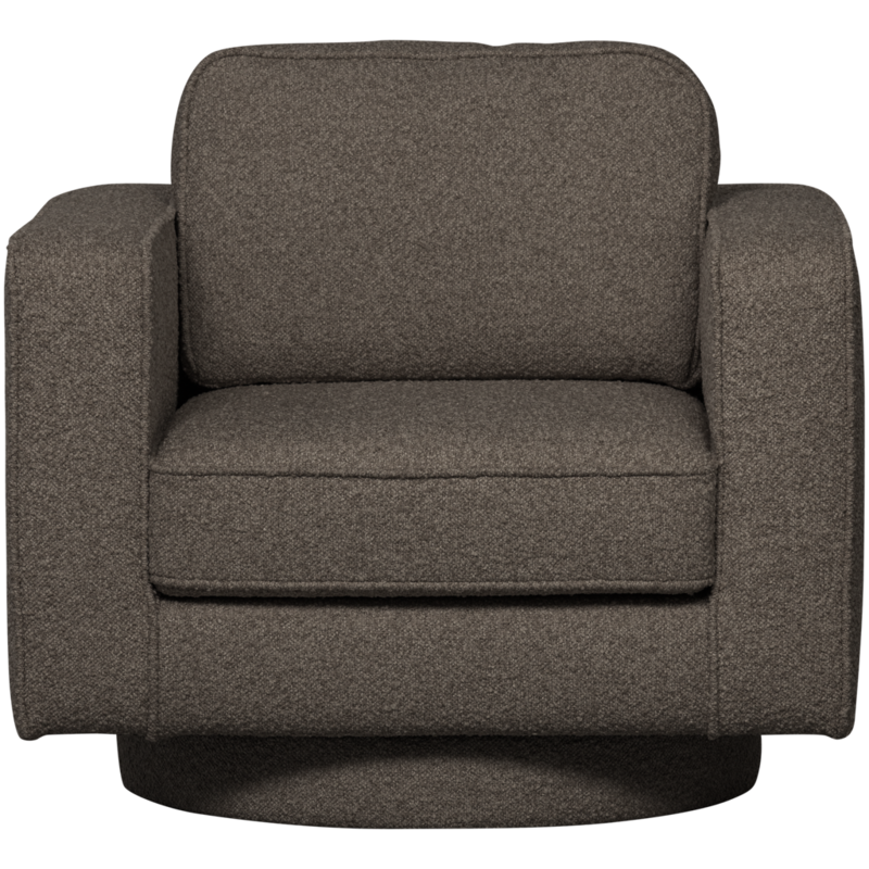 vtwonen-collectie Lazy Draaifauteuil Boucle Antraciet