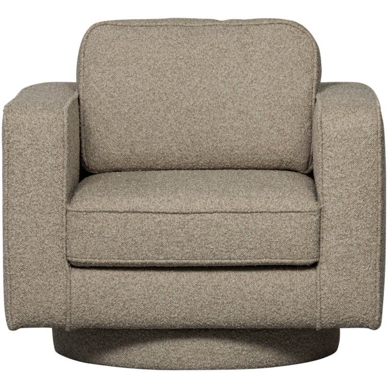vtwonen-collectie Lazy Draaifauteuil Boucle Zand