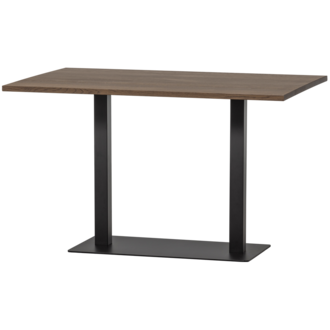WOOOD Tablo Eettafel Recht Vl 120X80Cm Cashmere Brown [Fsc]