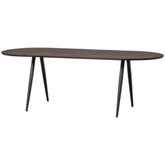 WOOOD Tablo Eettafel Ovaal Vl 220X90Cm Mystic Brown [Fsc]