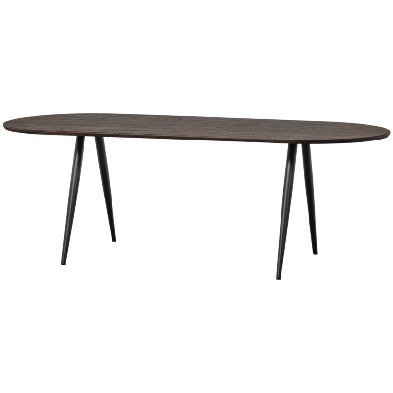 WOOOD-collectie Tablo Eettafel Ovaal Vl 220X90Cm Mystic Brown [Fsc]
