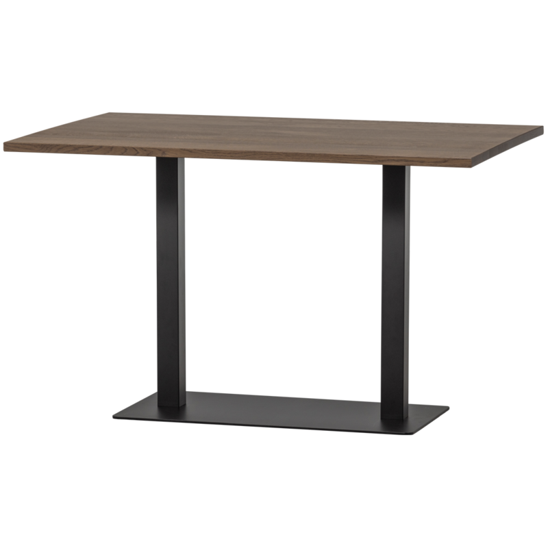 WOOOD-collectie Tablo Eettafel Recht Vl 120X80Cm Cashmere Brown [Fsc]