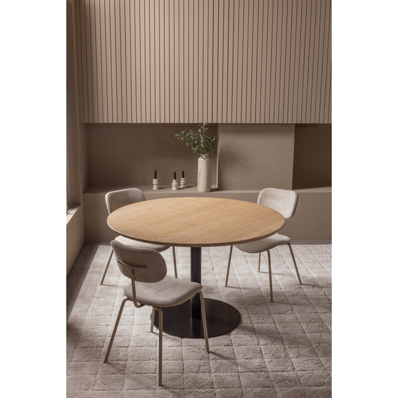 WOOOD-collectie Tablo Eettafel Rond Vl O120Cm Transparant [Fsc]
