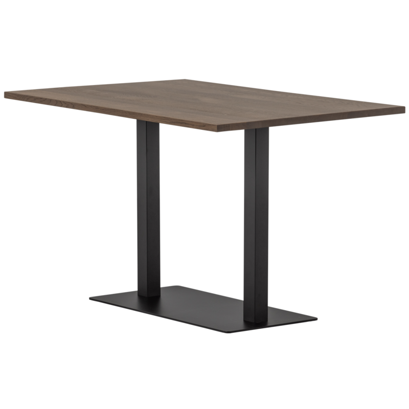 WOOOD-collectie Tablo Eettafel Recht Vl 120X80Cm Cashmere Brown [Fsc]