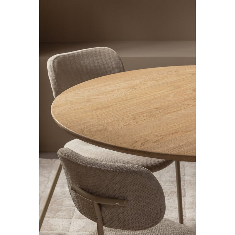 WOOOD-collectie Tablo Eettafel Rond Vl O120Cm Transparant [Fsc]
