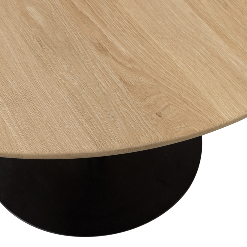 WOOOD-collectie Tablo Eettafel Rond Vl O120Cm Transparant [Fsc]